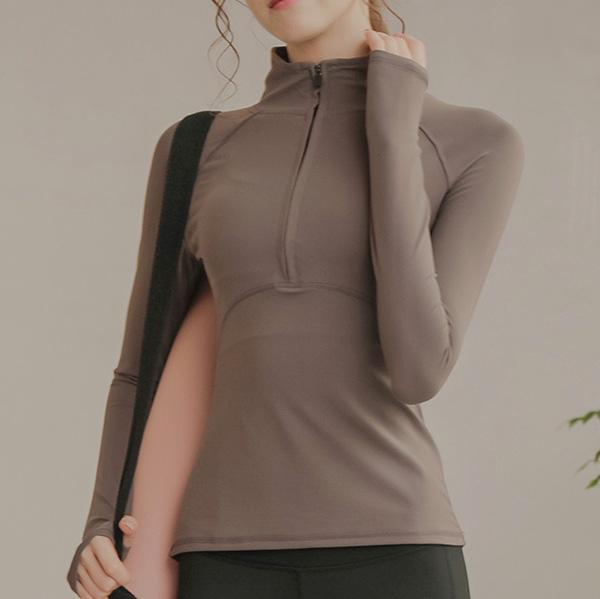 Women's Long sleeve With Half Zip